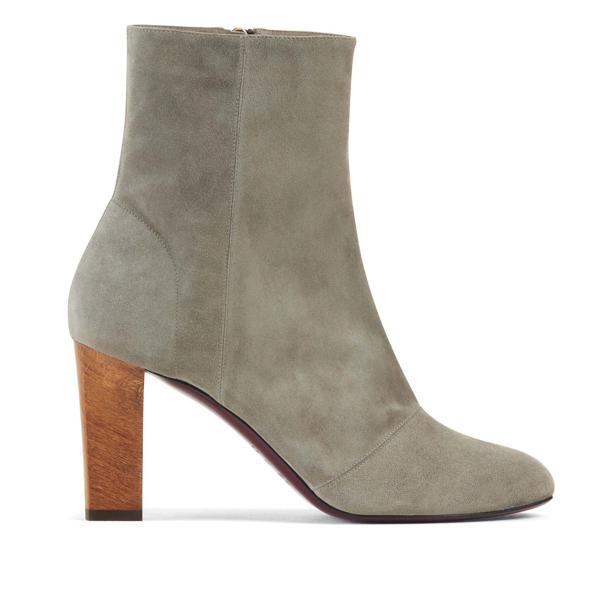 Bottine grise N.002 fabriquée en Italie - Edition Signature de La Ligne Numérotée