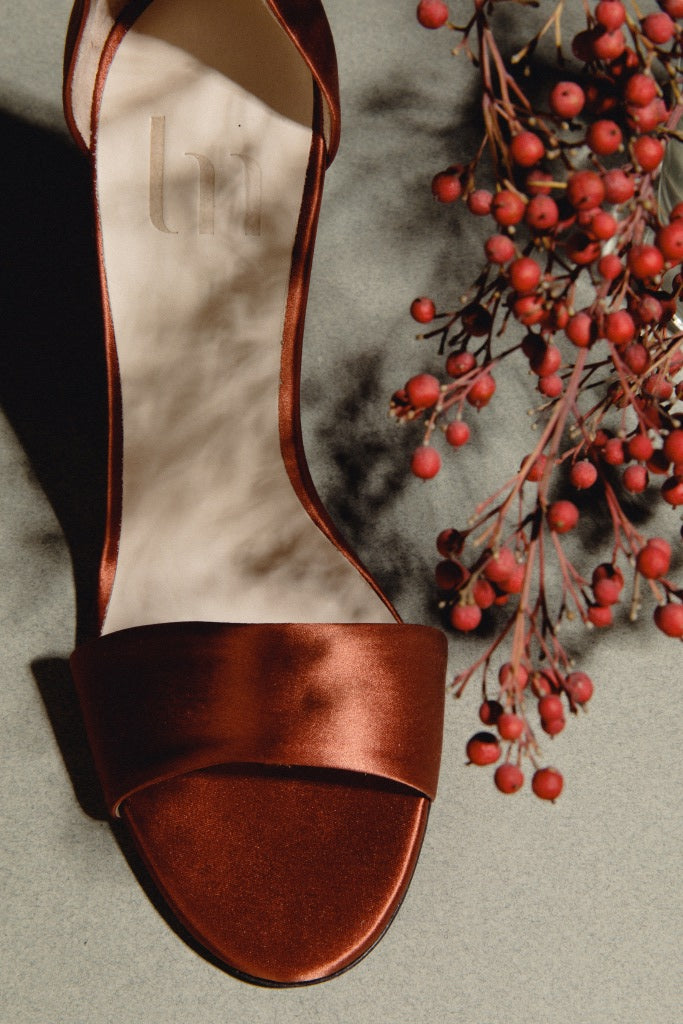 SANDALE 10.5 CM SATIN - OPERA