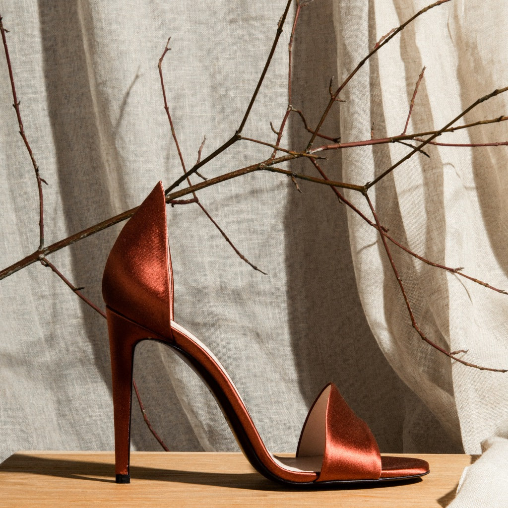 SANDALE 10.5 CM SATIN - OPERA