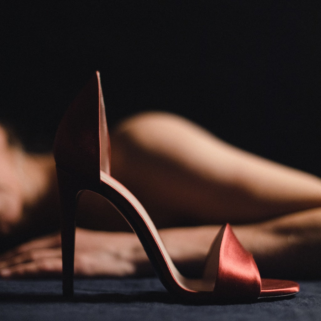 SANDALE 10.5 CM SATIN - OPERA