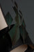 Sandale luxe satin noir brodée par l'artiste designer textile Janaïna Milheiro. L'Envolée Edition Limitée. La Ligne Numérotée 