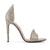 La sandale luxe N.001. Elle est l'image que nous nous faisons de la couture parisienne. La Ligne Numérotée