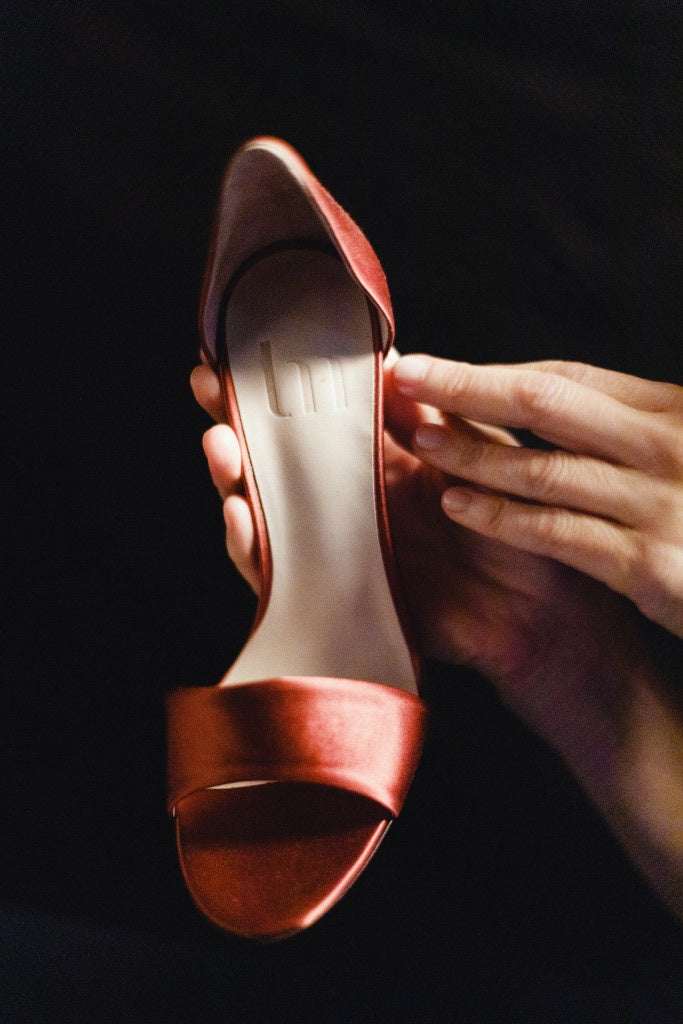 SANDALE 10.5 CM SATIN - OPERA